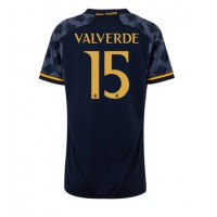 Ženski Nogometni dresi Real Madrid Federico Valverde #15 Gostujoči 2023-24 Kratek Rokav